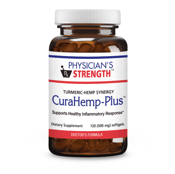 CuraHemp-Plus 120 softgels bottle